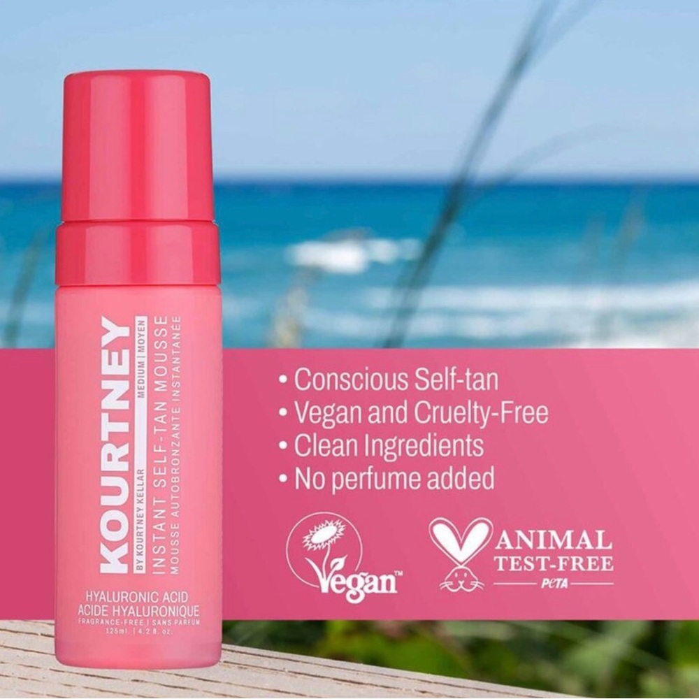 Kourtney By Kourtney Kellar Instant Self-Tan
Hyaluronic Acid Mousse Med